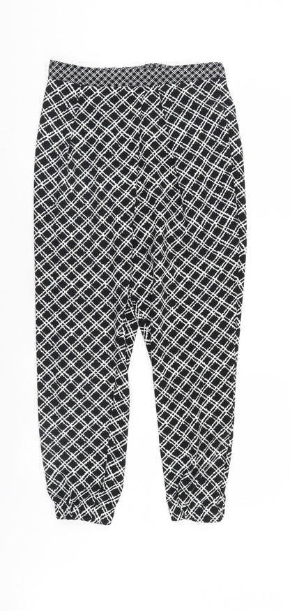 Top Shop Womens Black   Trousers  Size 8 L27 in