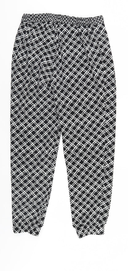 Top Shop Womens Black   Trousers  Size 8 L27 in