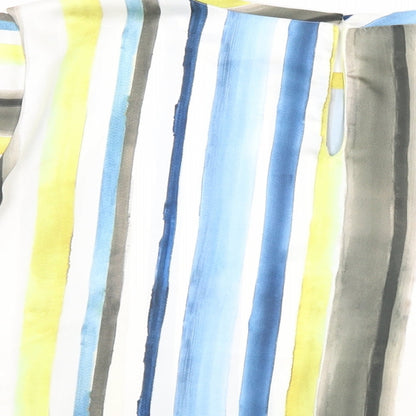 Womens UK Size L Zara Multicoloured Basic Blouse