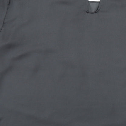 H&M Womens Grey   Basic Blouse Size 14