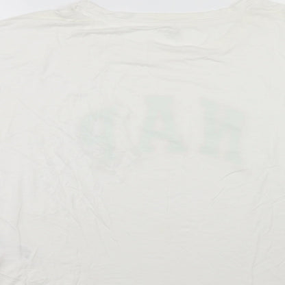 GA Womens White    Polo Size L