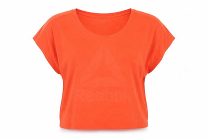 Womens UK Size 10 Reebok Orange Basic T-Shirt