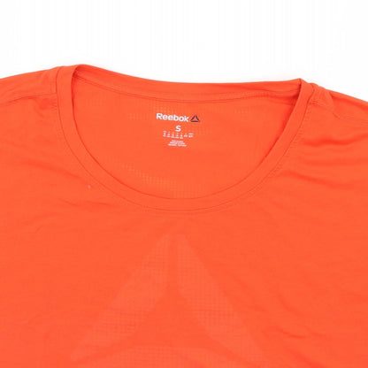 Womens UK Size 10 Reebok Orange Basic T-Shirt