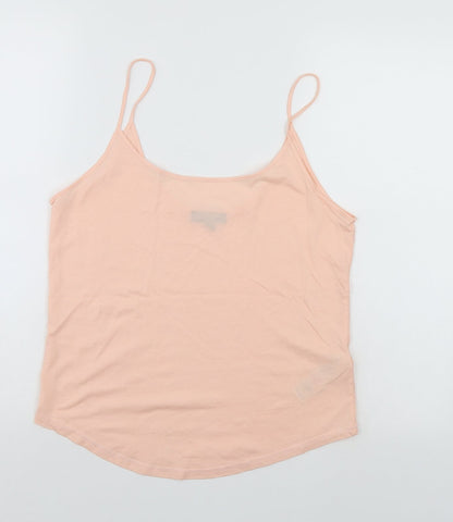Womens UK Size 12 Top Shop Pink Basic Tank