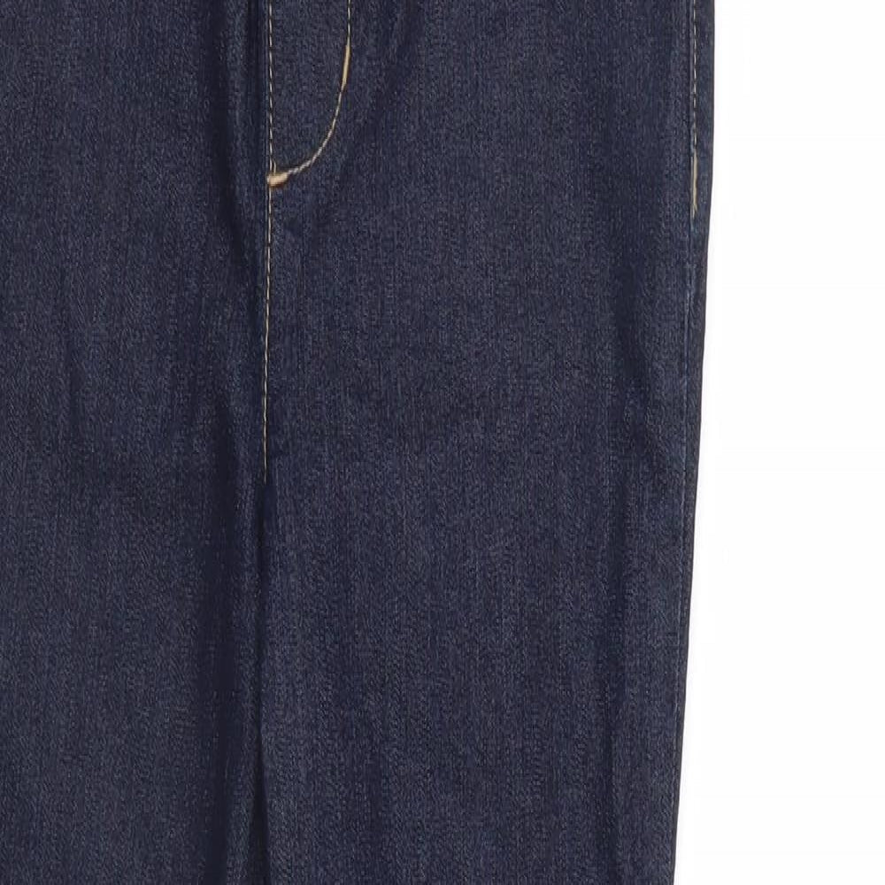 vizzy Womens Blue  Denim Straight Jeans Size 6 L30 in