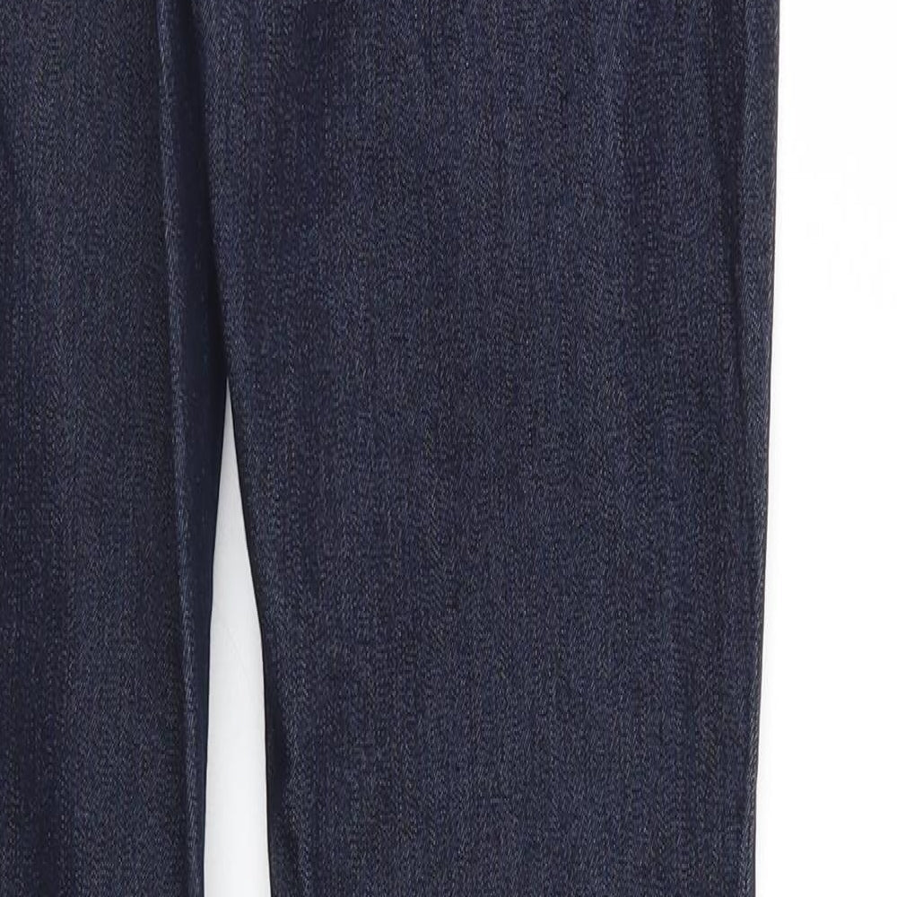vizzy Womens Blue  Denim Straight Jeans Size 6 L30 in