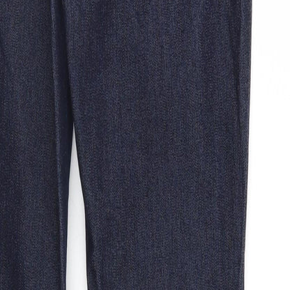 vizzy Womens Blue  Denim Straight Jeans Size 6 L30 in