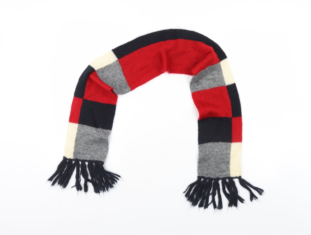 Front view of Aris unisex multicoloured scarf one size