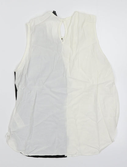 Womens UK Size 10 New Look Multicoloured Basic Tank