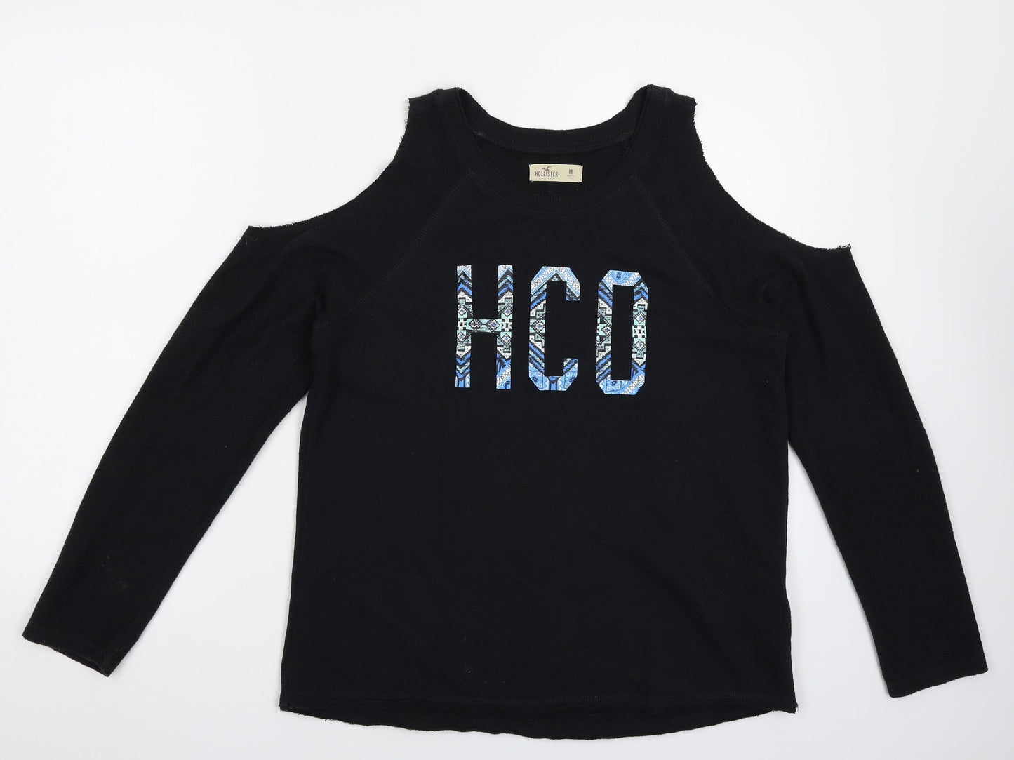 Hollister Womens Black   Pullover Sweatshirt Size M