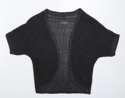 Per Una Womens Grey  Knit Cardigan Jumper Size 10