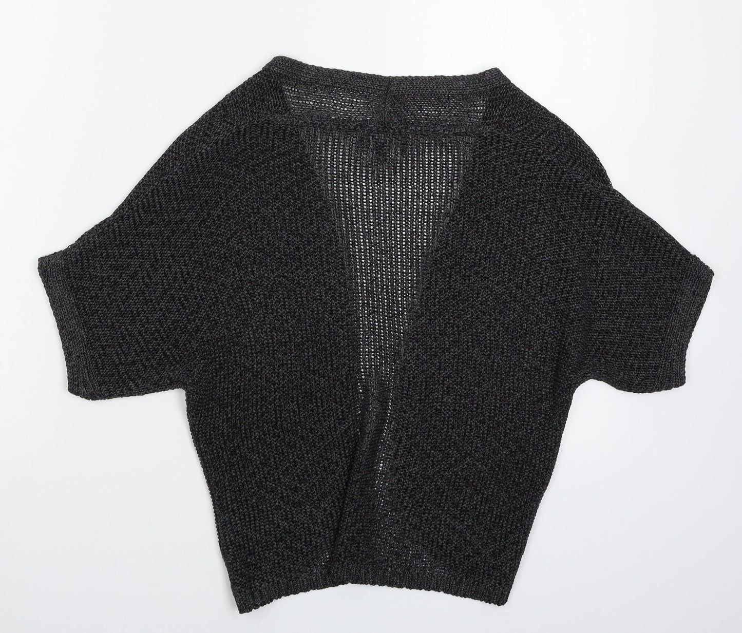 Per Una Womens Grey  Knit Cardigan Jumper Size 10