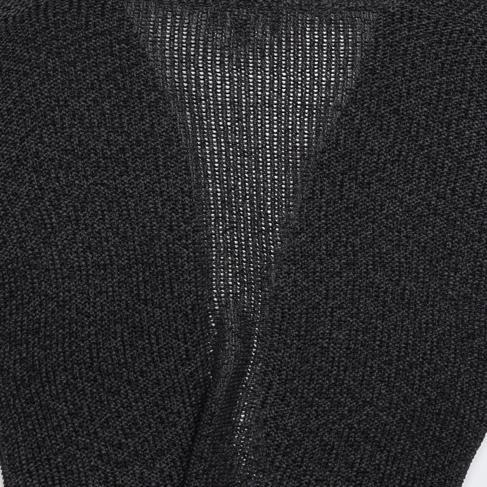 Per Una Womens Grey  Knit Cardigan Jumper Size 10