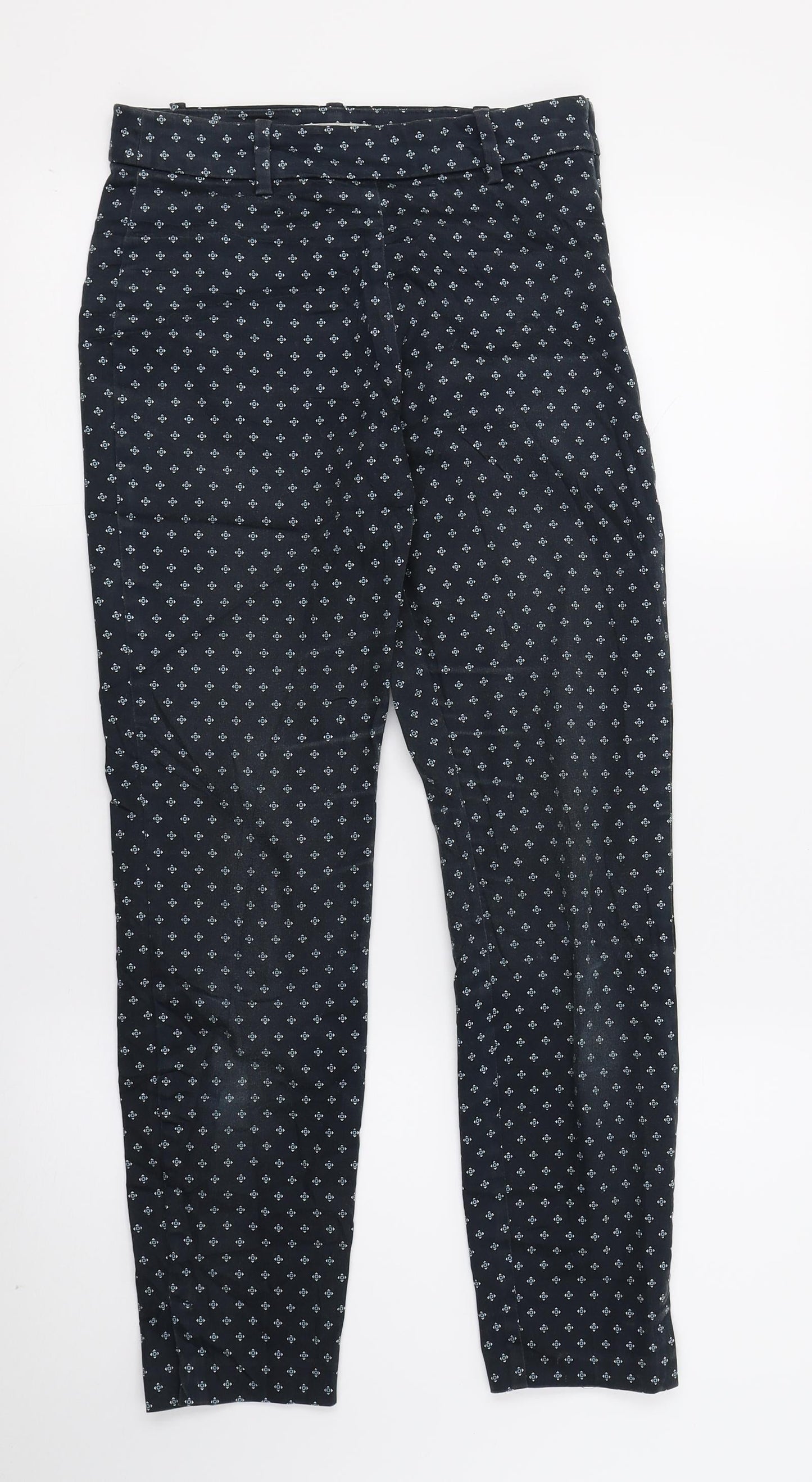 Womens UK Size 6 H&M Regular Fit  Blue Trousers