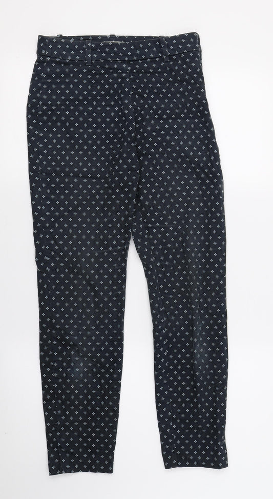 Womens UK Size 6 H&M Regular Fit  Blue Trousers