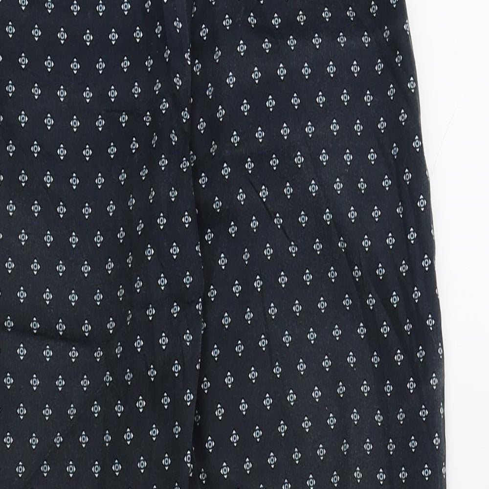 Womens UK Size 6 H&M Regular Fit  Blue Trousers