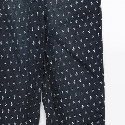 Womens UK Size 6 H&M Regular Fit  Blue Trousers