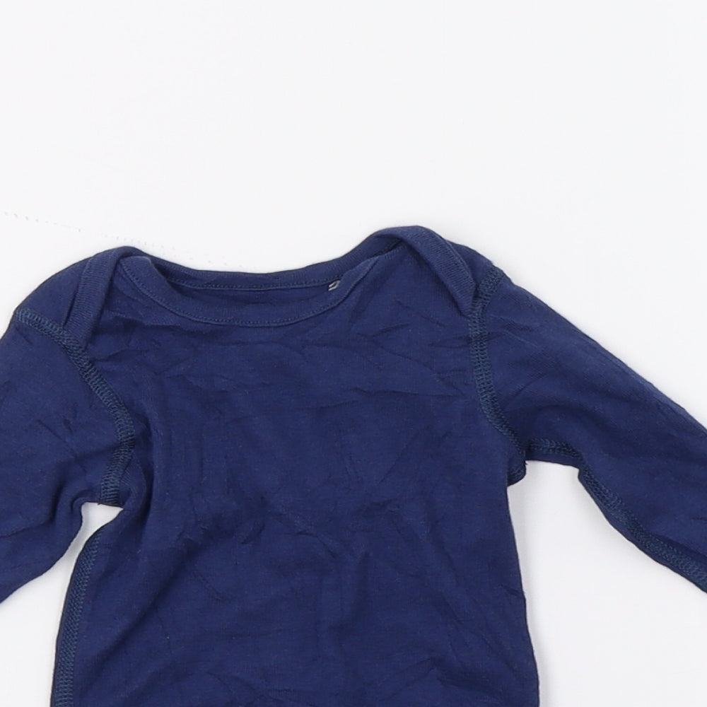 M&S Baby Blue   Babygrow One-Piece Size 0-3 Months