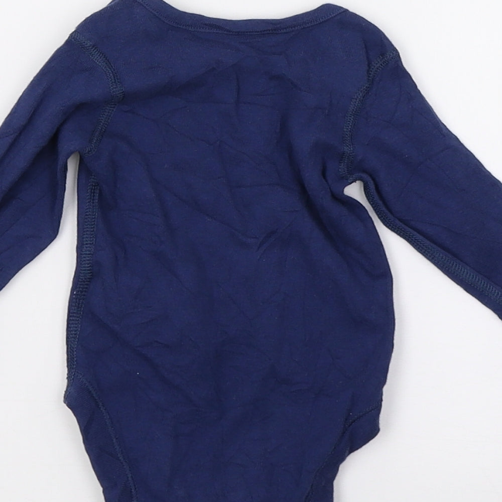 M&S Baby Blue   Babygrow One-Piece Size 0-3 Months