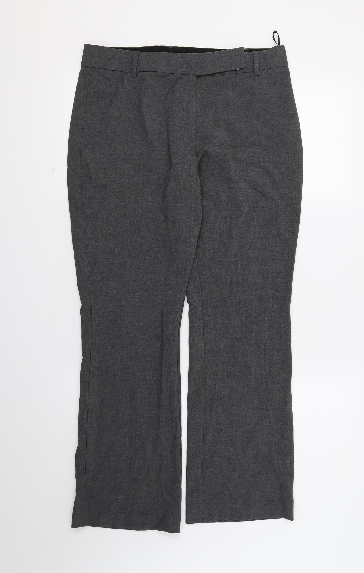 M&S Womens Grey   Trousers  Size 12 L26 in