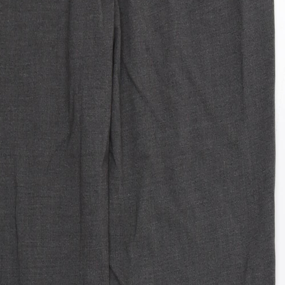M&S Womens Grey   Trousers  Size 12 L26 in