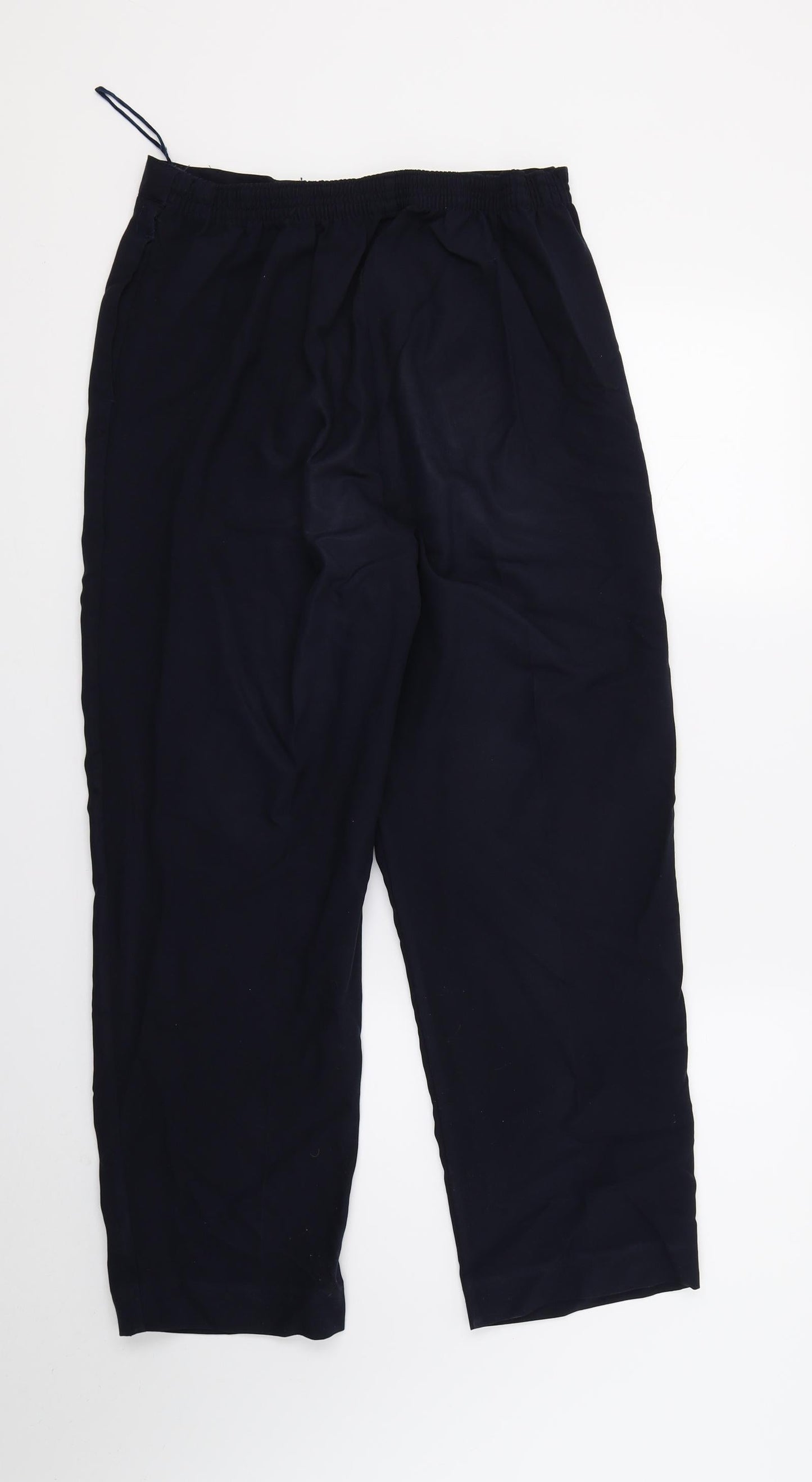 Womens UK Size 10 BM Regular Fit  Blue Trousers