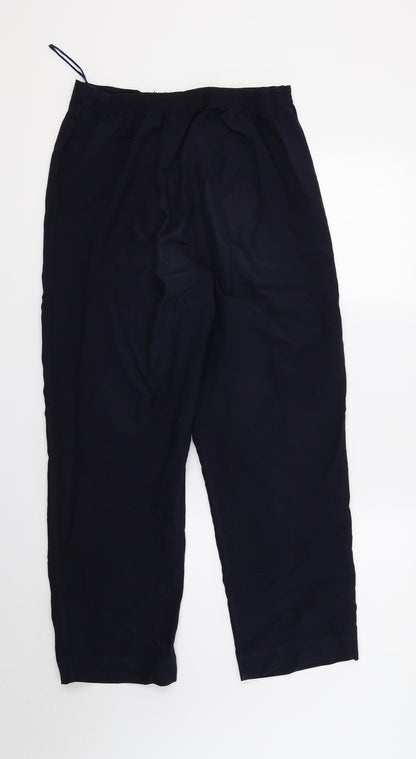 Womens UK Size 10 BM Regular Fit  Blue Trousers