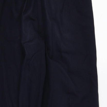 Womens UK Size 10 BM Regular Fit  Blue Trousers