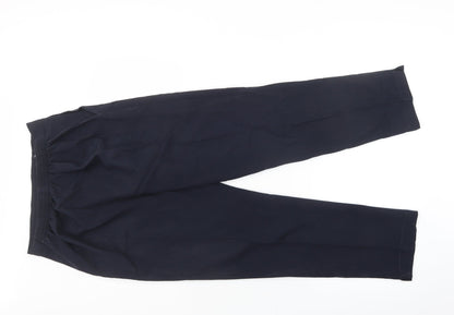 Womens UK Size 10 Preworn Regular Fit  Blue Trousers