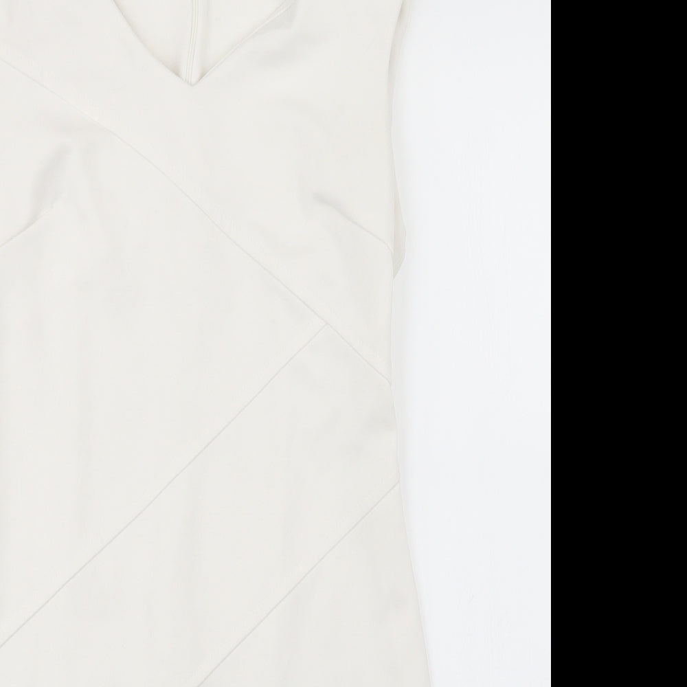 Sabrina Diamarts Womens White   Pencil Dress  Size S