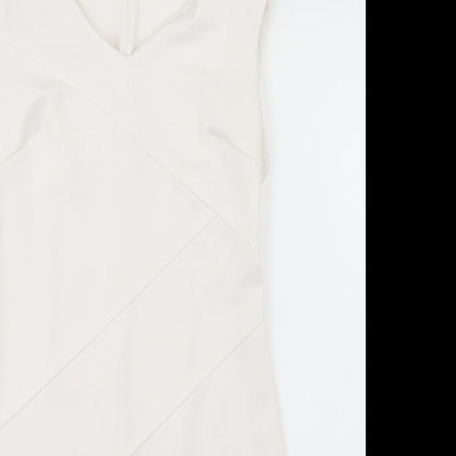 Sabrina Diamarts Womens White   Pencil Dress  Size S