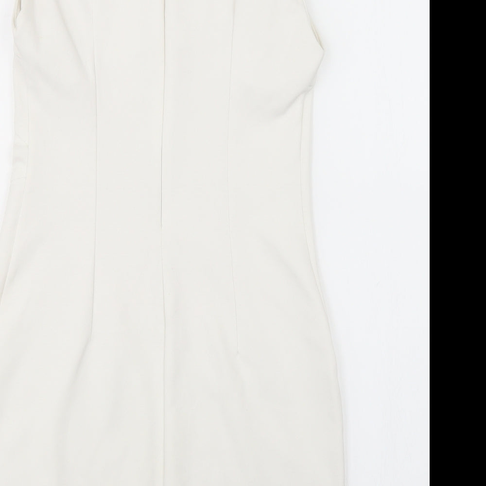 Sabrina Diamarts Womens White   Pencil Dress  Size S