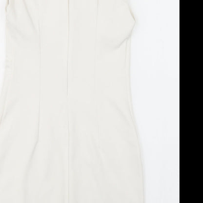 Sabrina Diamarts Womens White   Pencil Dress  Size S