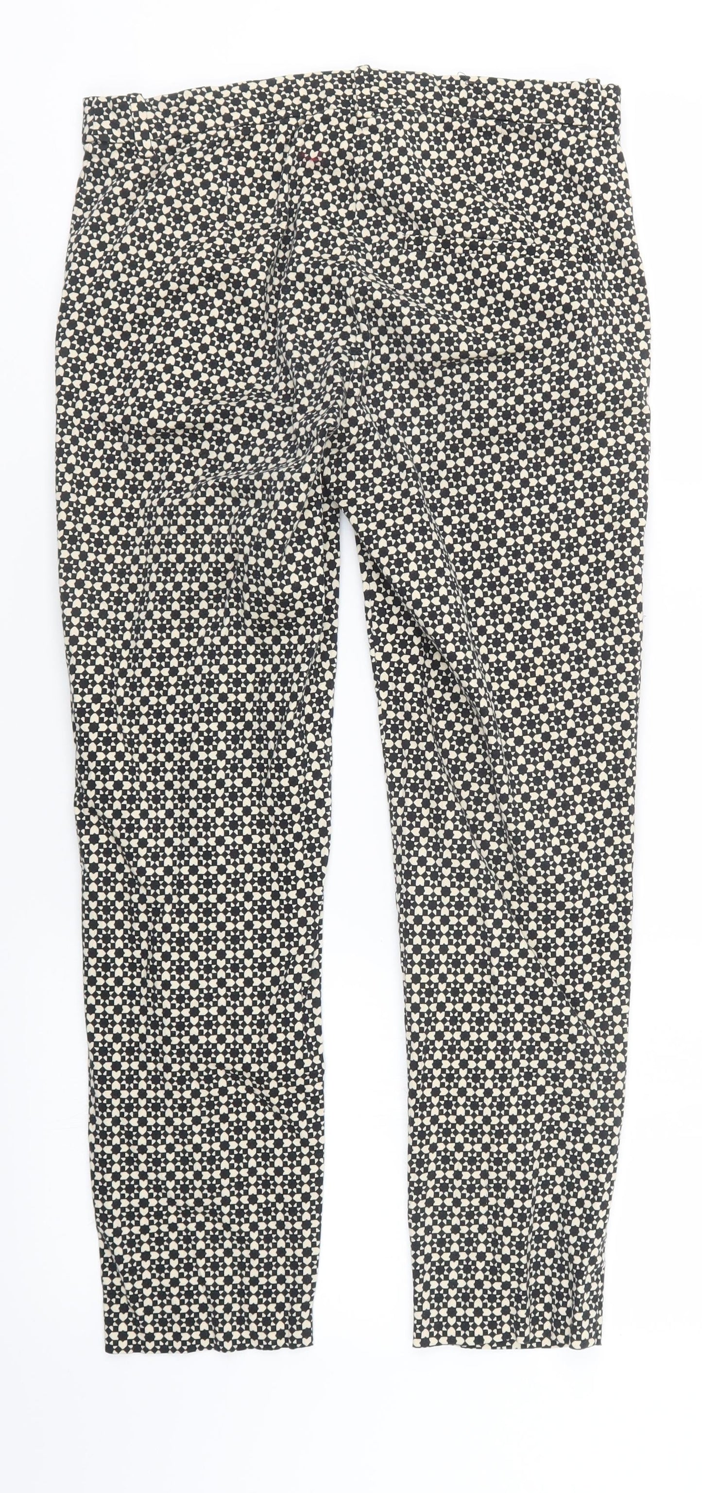 Womens UK Size 8 H&M Regular Fit  Beige Trousers