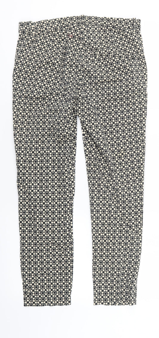 Womens UK Size 8 H&M Regular Fit  Beige Trousers