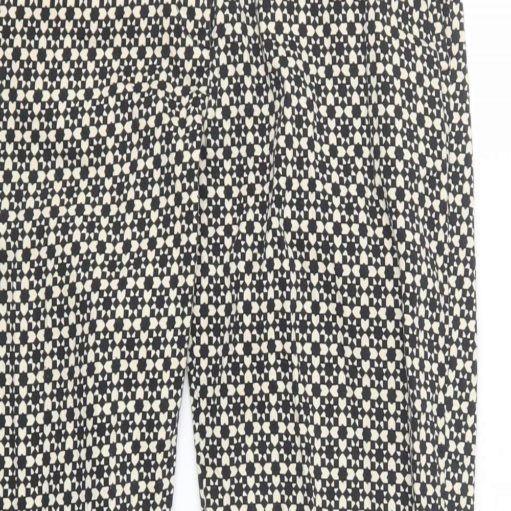 Womens UK Size 8 H&M Regular Fit  Beige Trousers