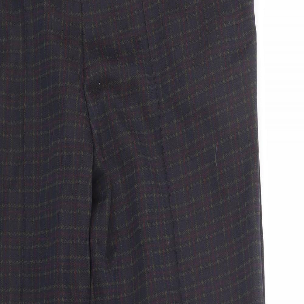 Womens UK Size 10 M&S Regular Fit  Blue Trousers