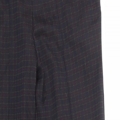 Womens UK Size 10 M&S Regular Fit  Blue Trousers