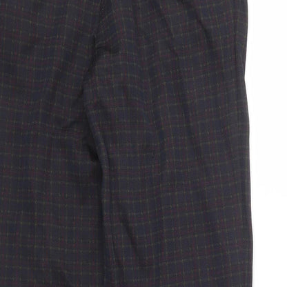 Womens UK Size 10 M&S Regular Fit  Blue Trousers