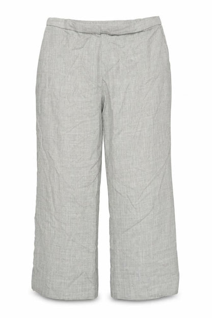 Marks & Spencer Womens Beige Plaid  Trousers  Size 20 L25 in
