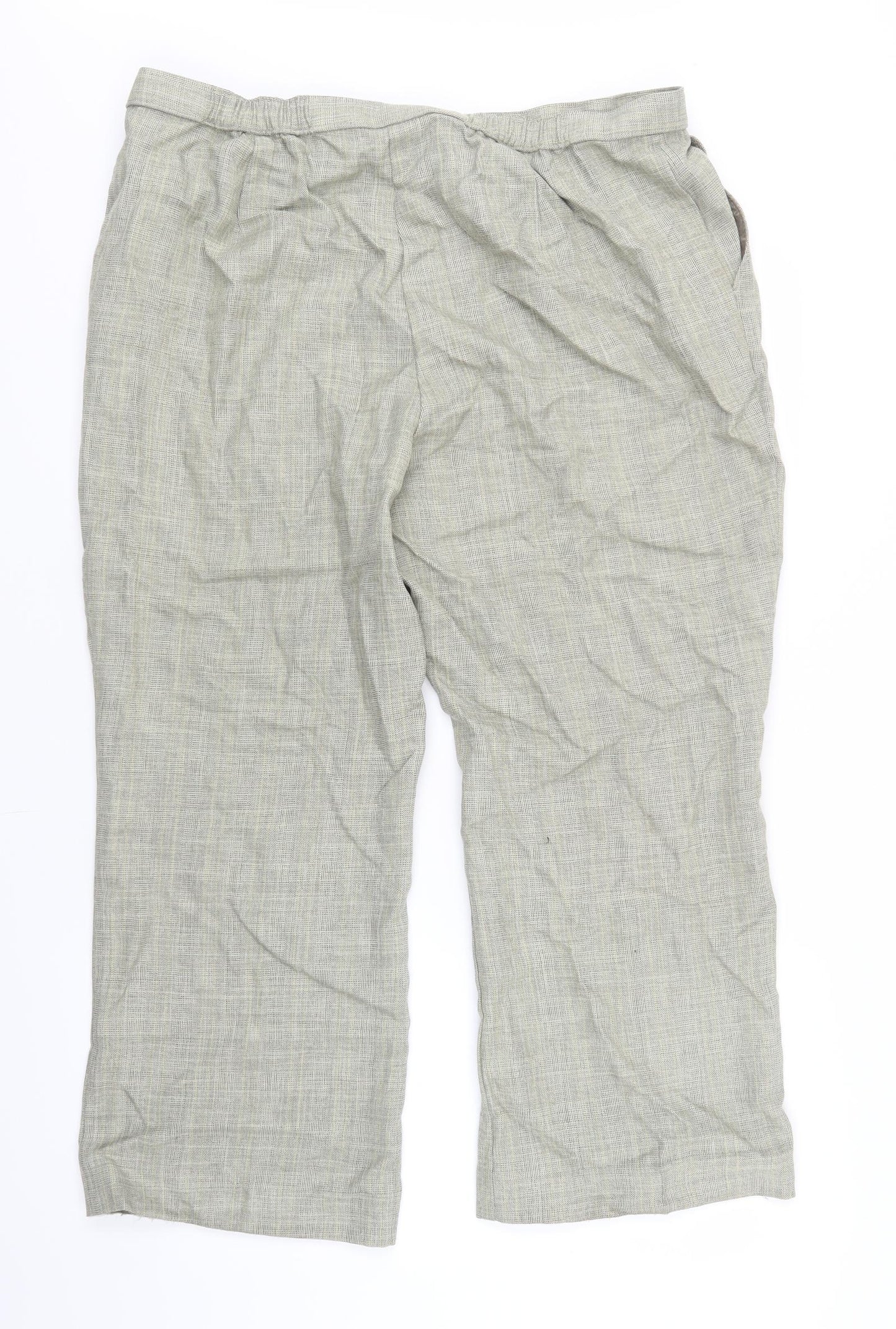 Womens UK Size 20 M&S Regular Fit  Beige Trousers