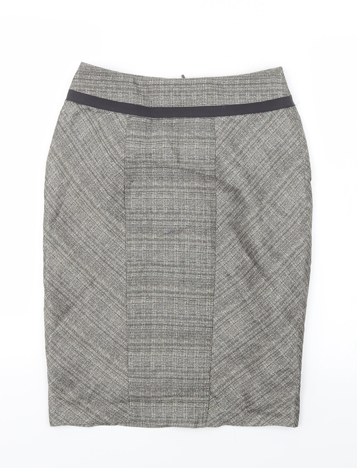 M&S Womens Beige   Straight & Pencil Skirt Size 8