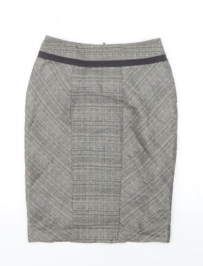M&S Womens Beige   Straight & Pencil Skirt Size 8