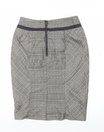 M&S Womens Beige   Straight & Pencil Skirt Size 8