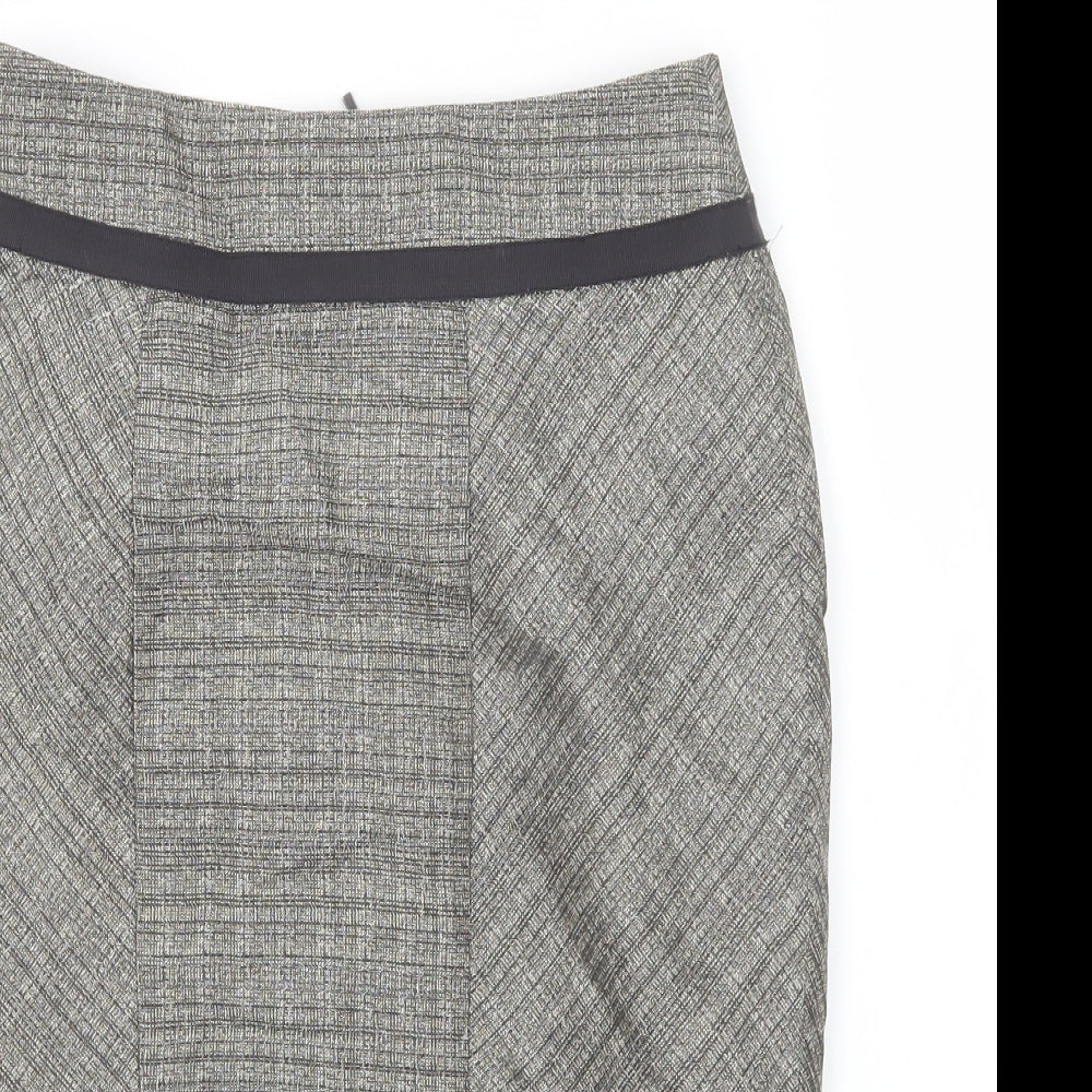 M&S Womens Beige   Straight & Pencil Skirt Size 8