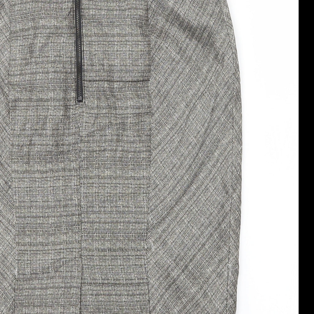 M&S Womens Beige   Straight & Pencil Skirt Size 8