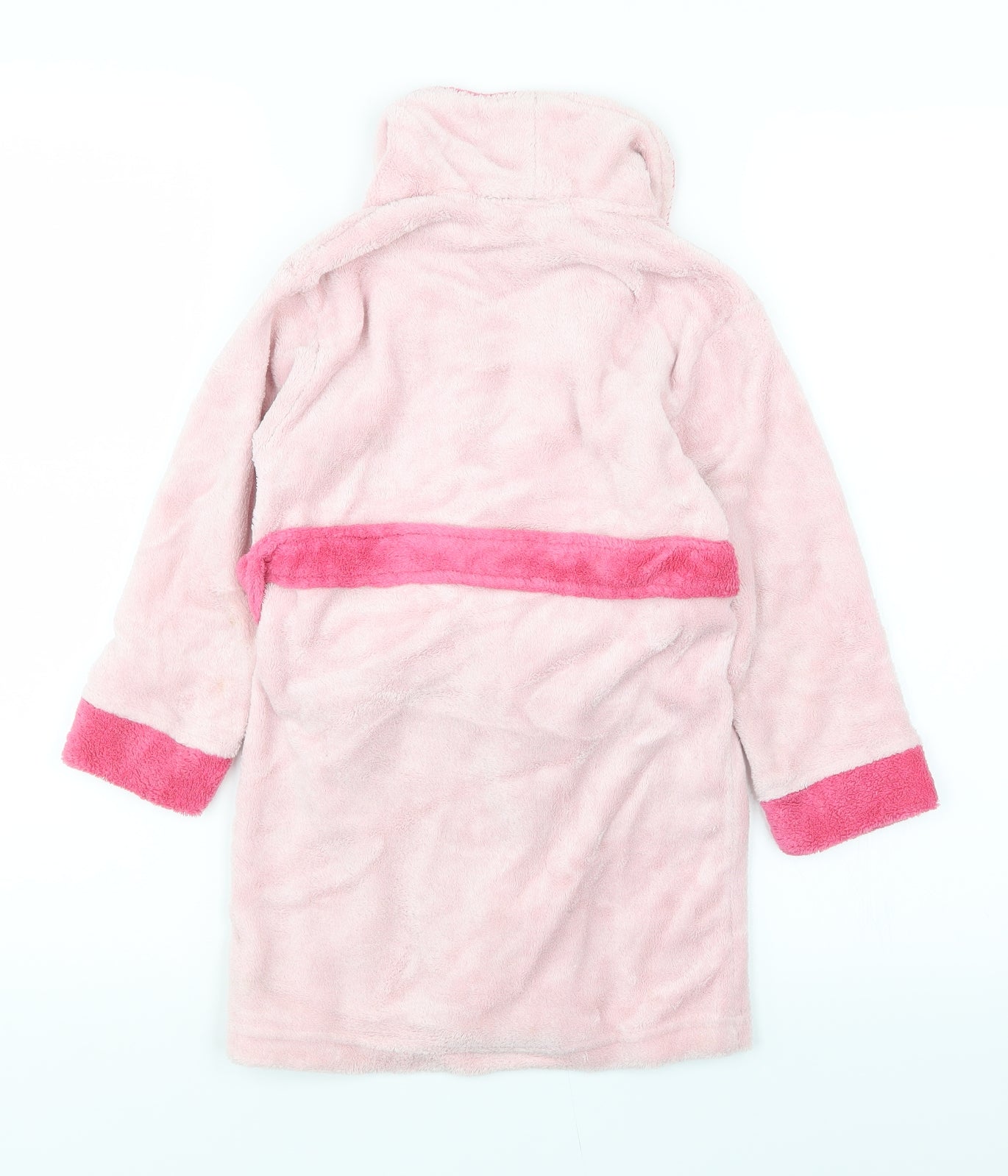 PUREKIDS Girls Pink  Fleece Top Robe Size 3-4 Years