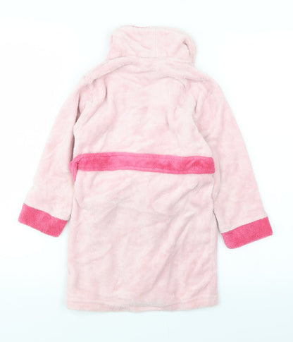 PUREKIDS Girls Pink  Fleece Top Robe Size 3-4 Years