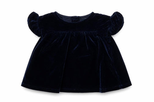 M&Co Girls Blue   Fit & Flare  Size 0-3 Months