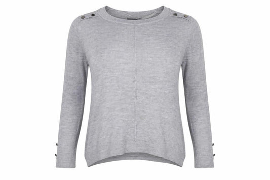 Primark Womens Grey  Knit Pullover Jumper Size 12